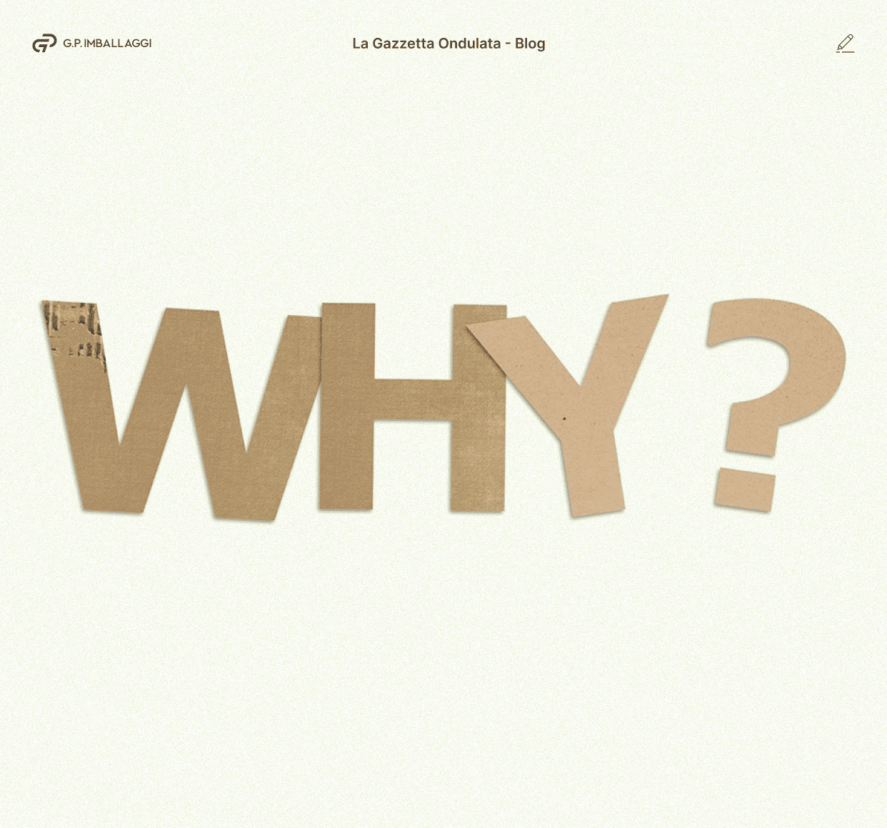 Immagine Anteprima Why Scritta Intagliata Nel Cartone