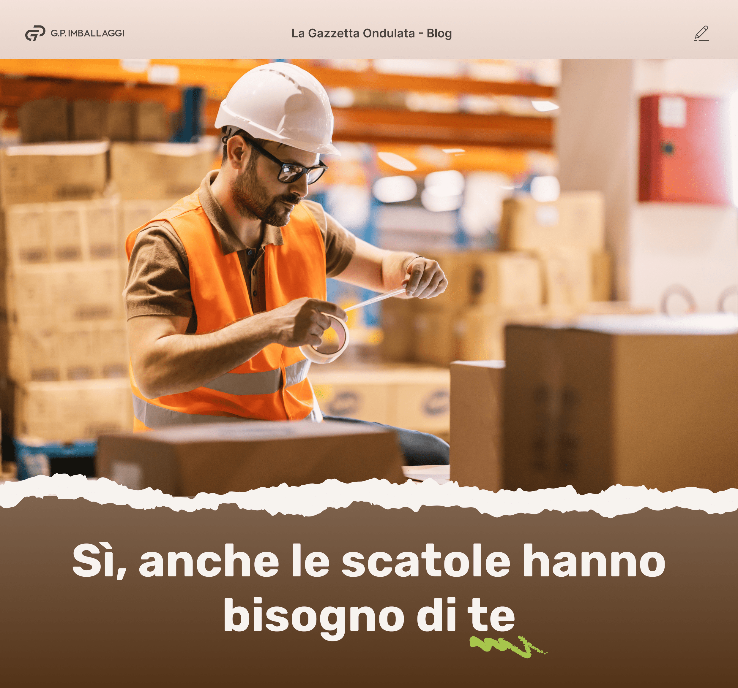 Testo Sì, Anche Le Scatole Hanno Bisogno Di Te Min