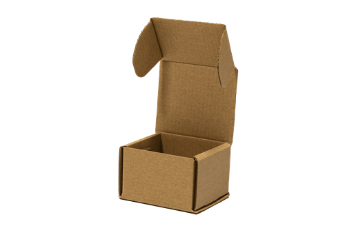 Scatola Fustellata Piccola avana automontante