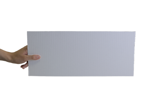 Separatore In Cartone Semplice Bianco